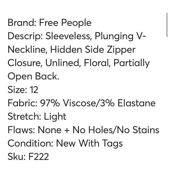 Free People Red and White Floral Midi Dress - Picture 14 of 16